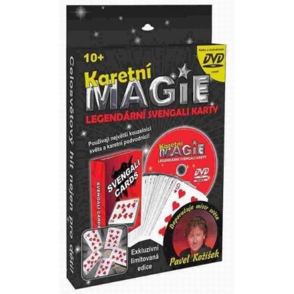 Karetní magie - Legendární Svengali karty + DVD