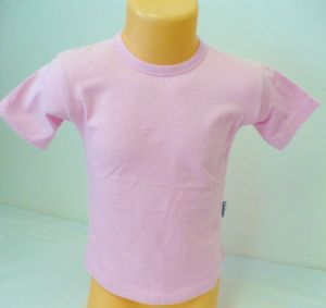 Tričko triko krátký rukáv 92-98 růžové - VÝPRODEJ