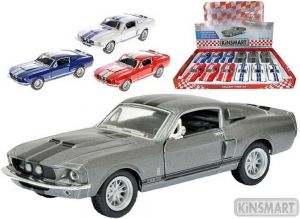 Auto model 1:38 SHELBY GT500 1967 kov PB 12cm 4 barvy