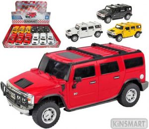 Auto model 1:40 HUMMER H2 SUV kov PB 12cm 4 barvy