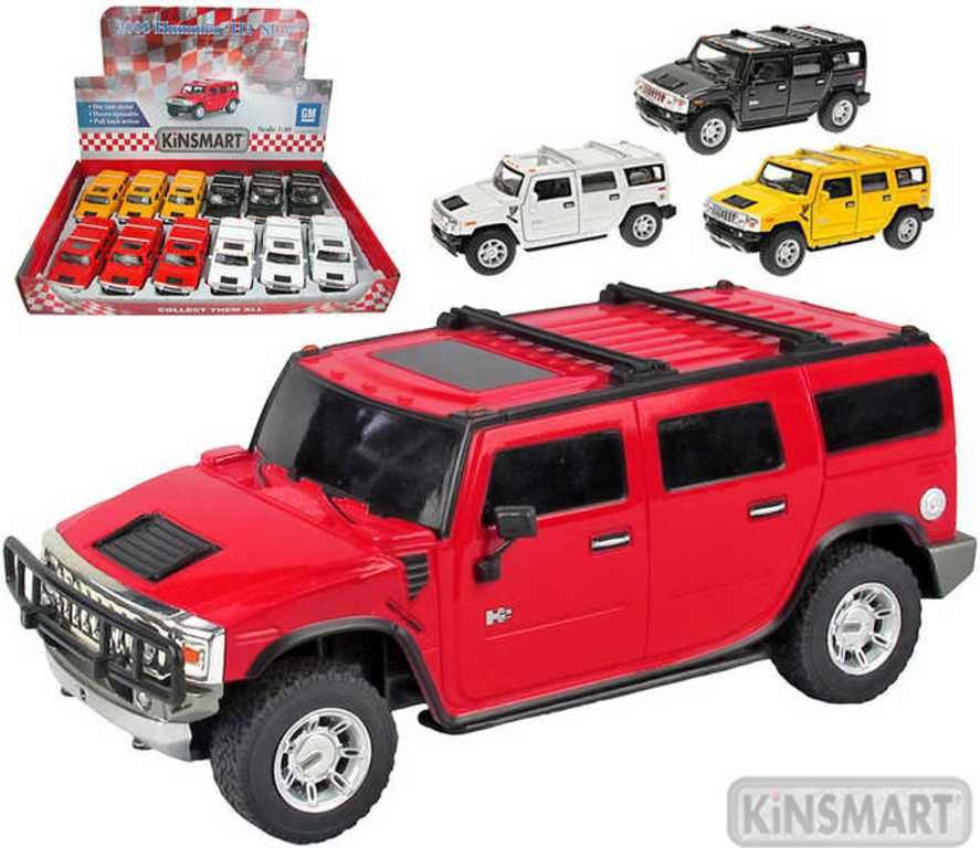 Auto model 1:40 HUMMER H2 SUV kov PB 12cm 4 barvy Kinsmart