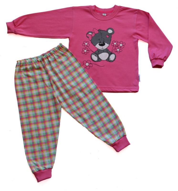 Dívčí bavlněné pyžamo Medvídek BETTY MODE