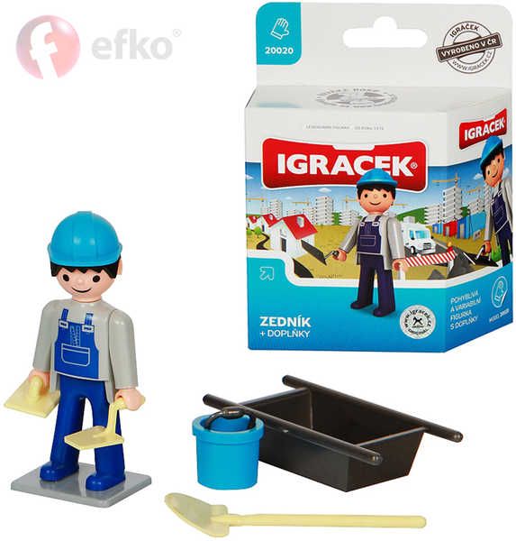 IGRÁČEK MINI SET Zedník s doplňky Efko