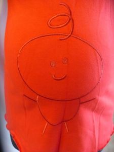 Těhotenské tričko dlouhý rukáv miminko na bříšku vel.S/M