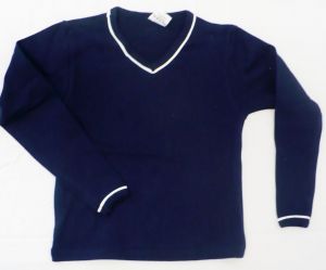 Tričko s dlouhým rukávem modrá  vel.122