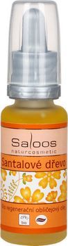 Bio regenerační obličejový olej Santalové dřevo 20ml. s kapátkem Saloos- Salus