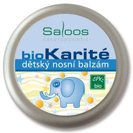 BioKarité balzámy do kapsy i do kabelky Dětský nosní balzám Saloos- Salus