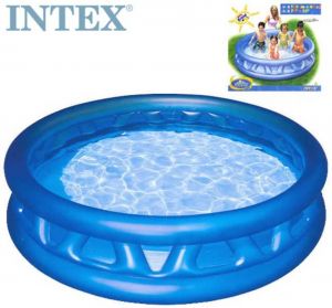 INTEX Bazén kónický 188 x 46cm kulatý nafukovací modrý