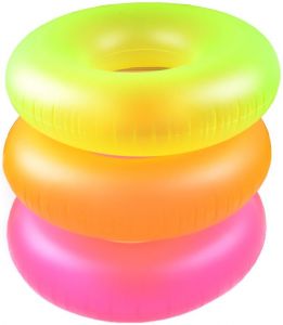 INTEX Kruh NEON plavací 91cm nafukovací kolo do vody 3 barvy