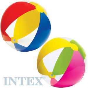 INTEX Míč 61cm transparentní nafukovací do vody 2 barvy
