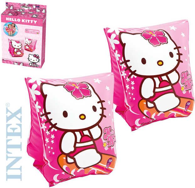 INTEX Rukávky nafukovací do vody set 1 pár HELLO KITTY