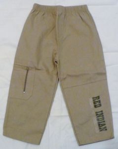Plátěné kalhoty s bavlněnou podšívkou   - VÝPRODEJ | 104